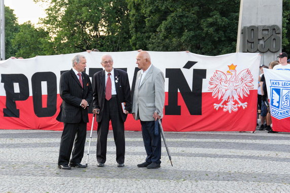 Kibice Lecha Poznań także upamiętnili Poznański Czerwiec'56 fot. Codzienny Poznań / S. Toroszewska