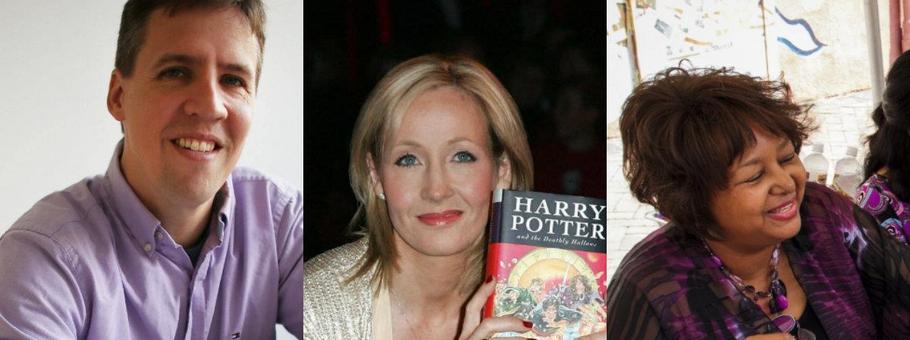 Rachel Renee Russell, JK Rowling, Jeff Kinney