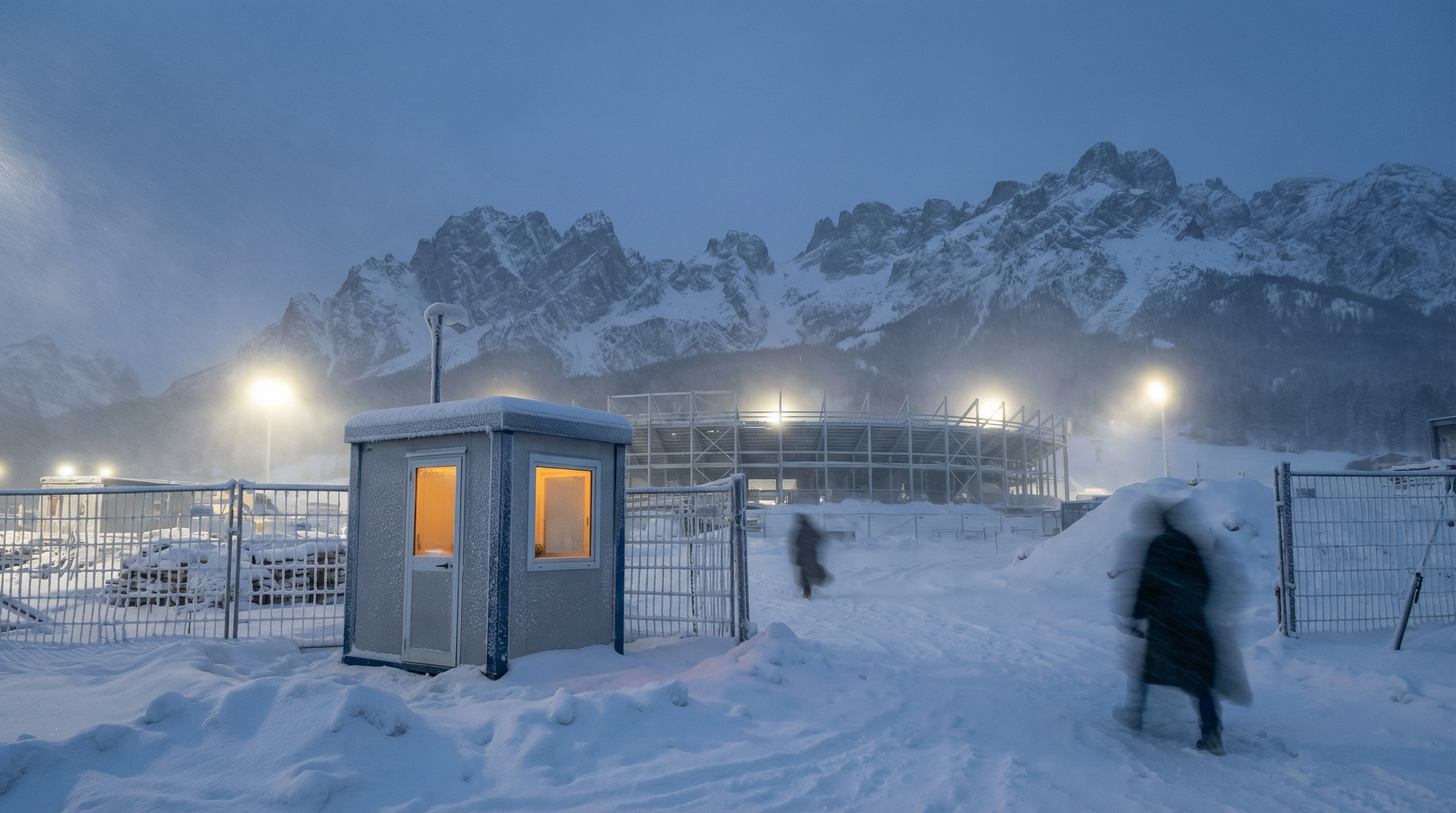Vigile muore a -16 gradi sul cantiere delle Olimpiadi: aveva chiesto aiuto