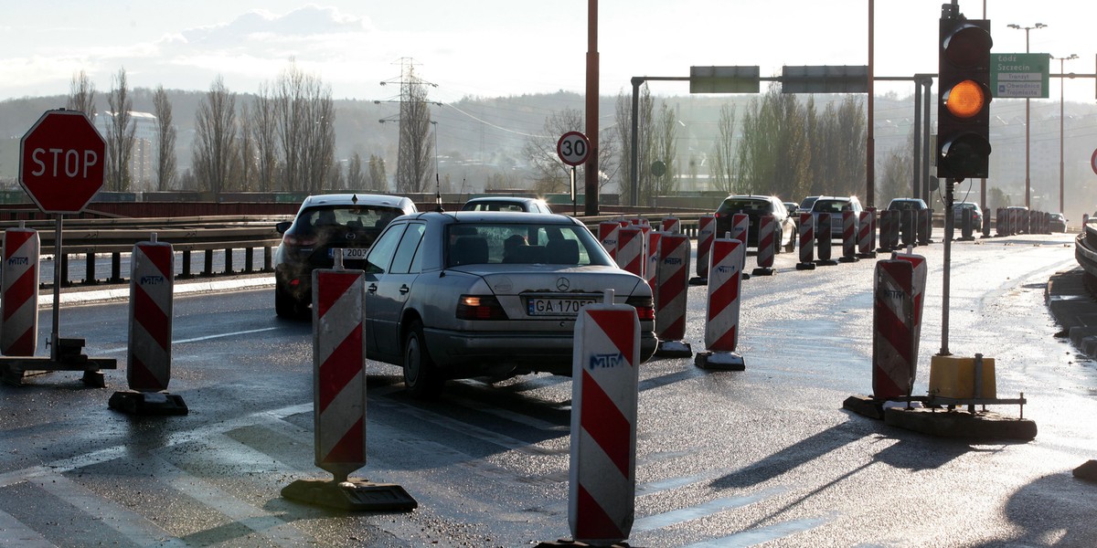 W Gdyni trwa remont Estakady Kwiatkowskiego. Są poważne utrudnienia w ruchu