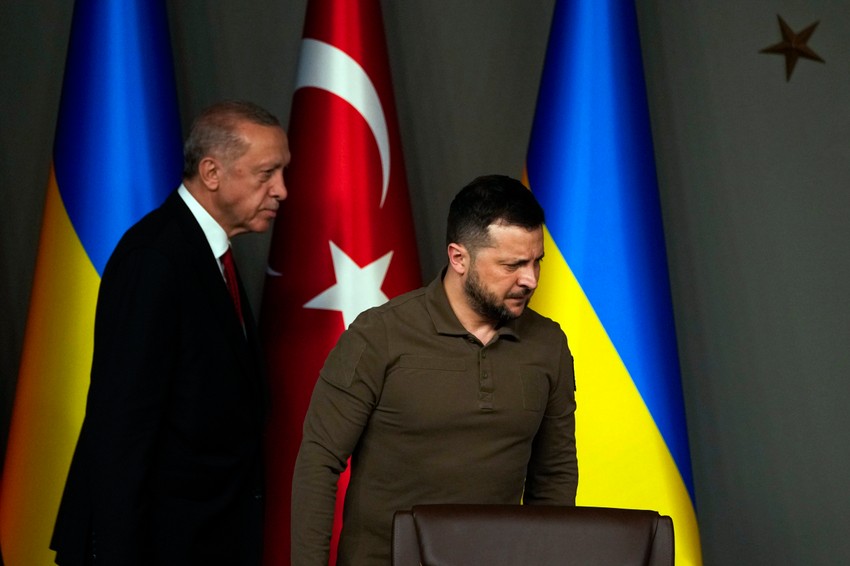 Volodimir Zelenski i Redžep Tajip Erdogan u Istanbulu 8. jula