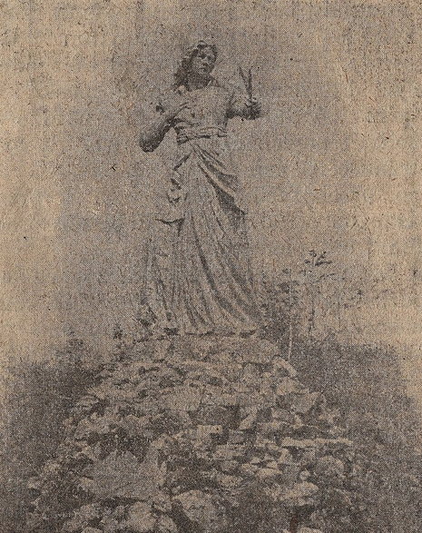 Pomnik Anny Chrzanowskiej w 1903 r.