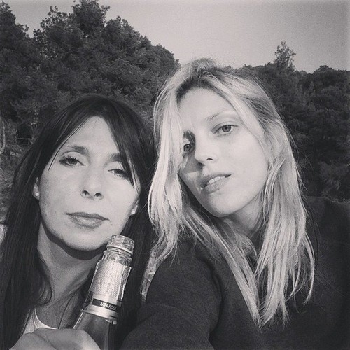 Anja Rubik z siostrą