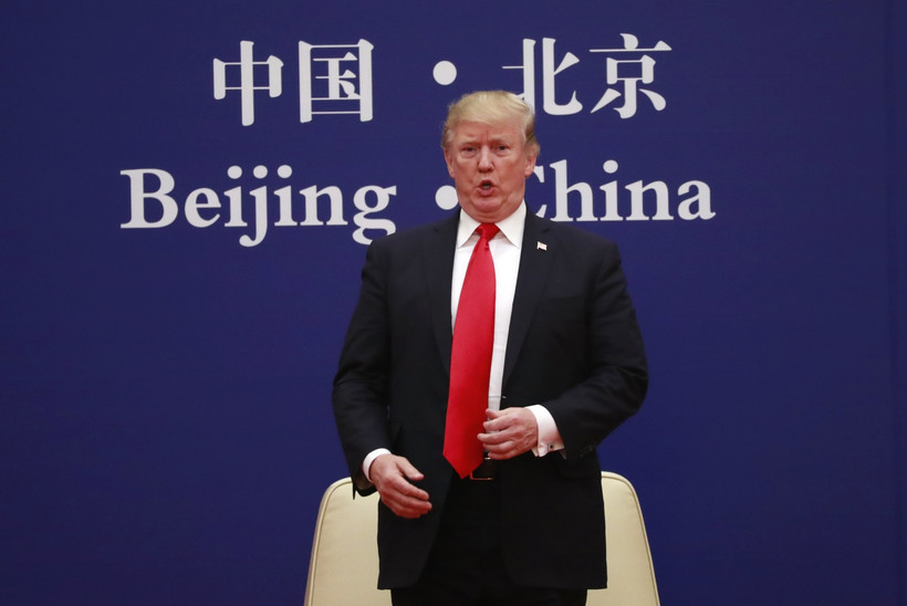 Donald trump w Chinach