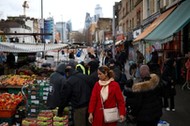 Market na jednej z ulic Londynu