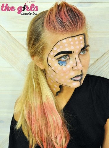 Makijaż na Halloween: Postać z komiksu