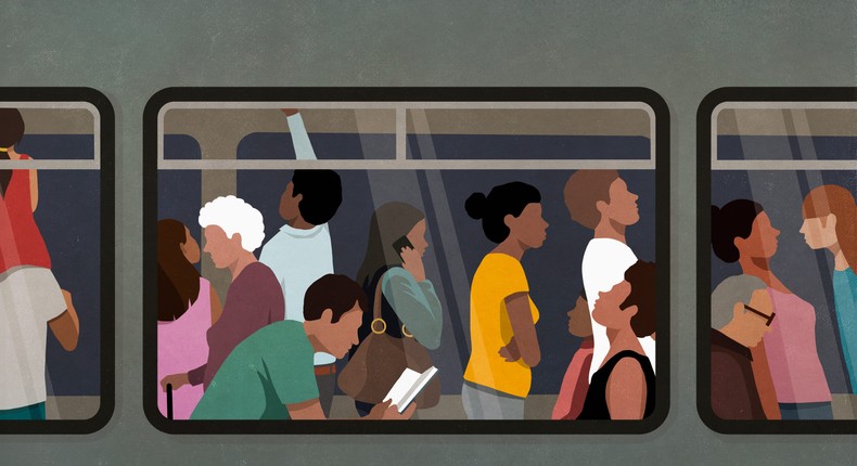 Many workers think commuting is a waste of both time and money.Getty Images