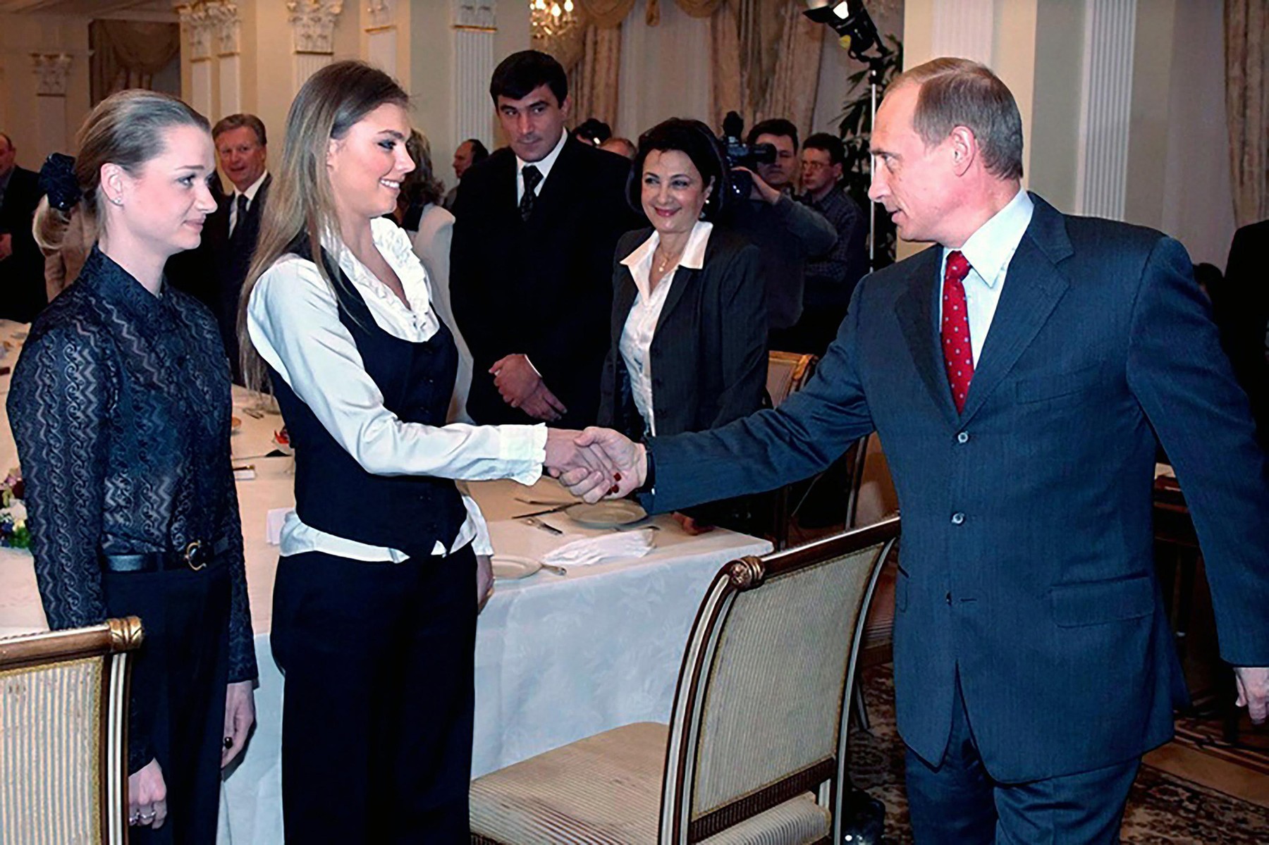 Vladimir Putin a Alina Kabaeva. 