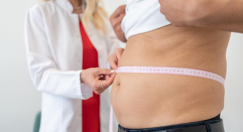 The American Medical Association says that waist circumference is a better measurement of health risk than BMI.Getty Images