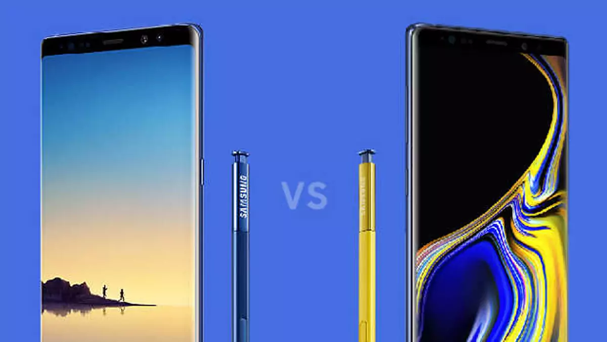 Galaxy Note 9 kontra Galaxy Note 8. Jak wypada najnowszy sprzęt Samsunga?