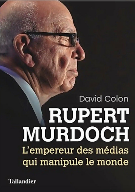 Okładka szwajcarskiego wydania książki Davida Colona o Robercie Murdochu