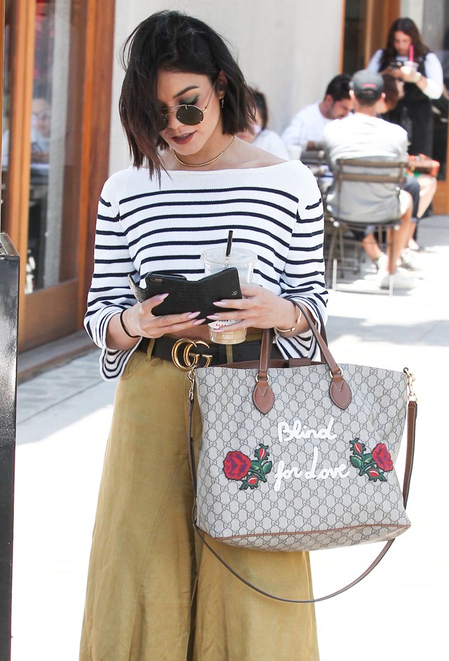 Vanessa a hajvágás után.