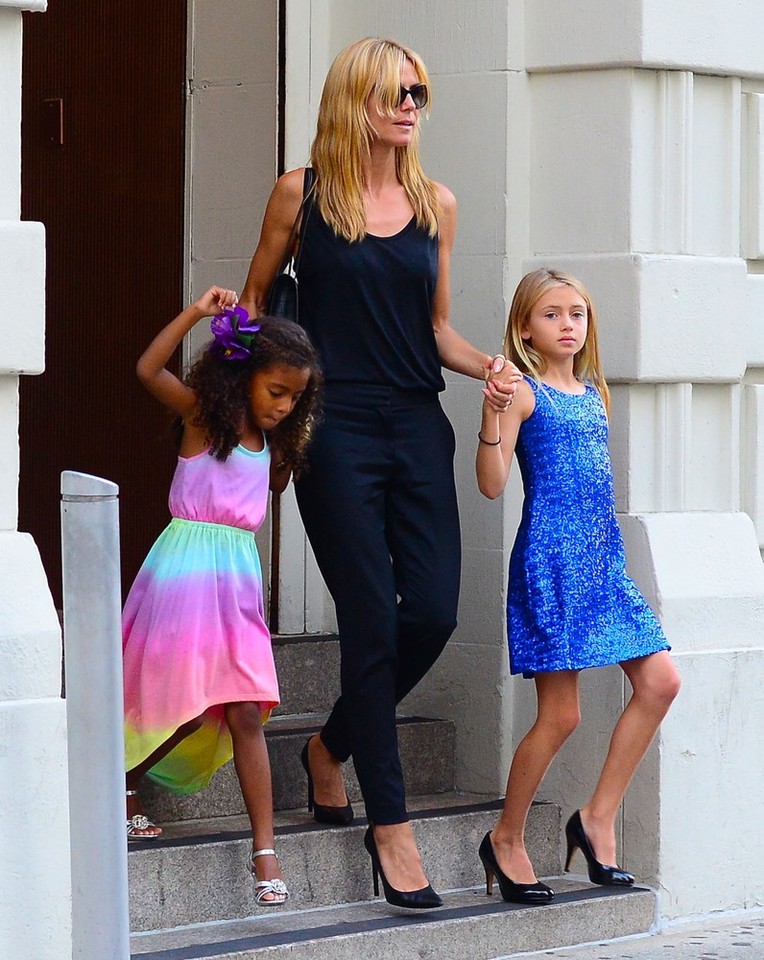 10-letnia córka Heidi Klum w szpilkach na wysokim obcasie. To obuwie