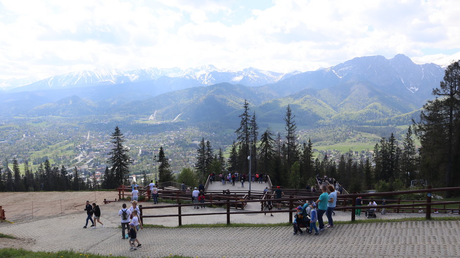 Widok na Tatry z Gubałówki