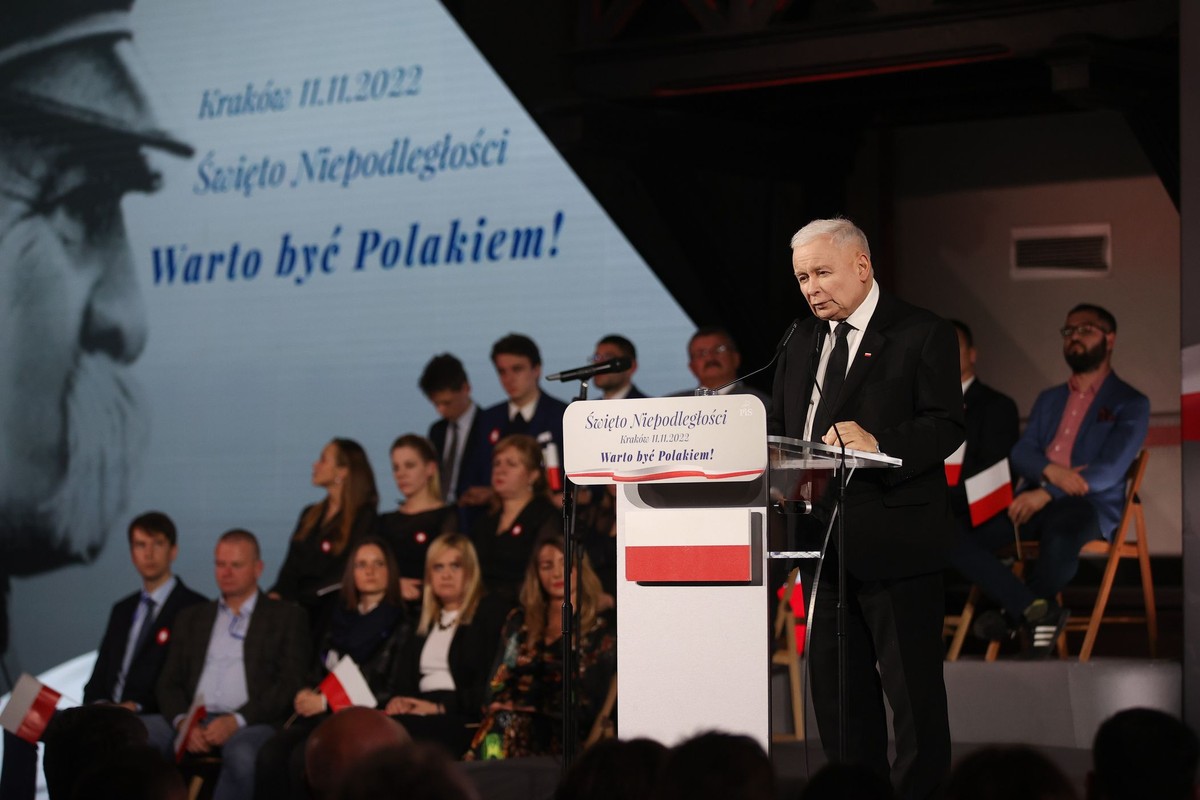 Prezes PiS Jarosław Kaczyński