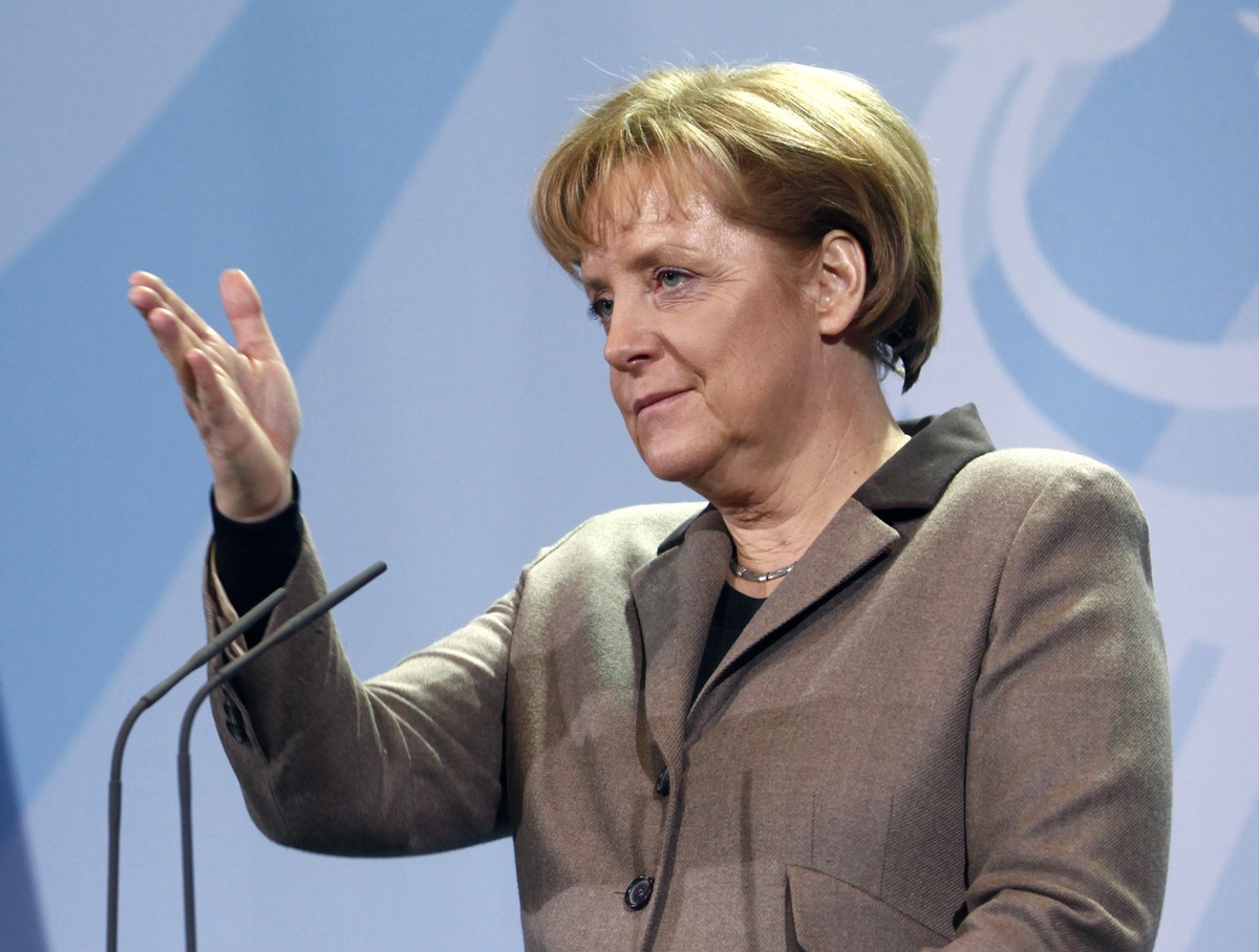 Angela Merkel.