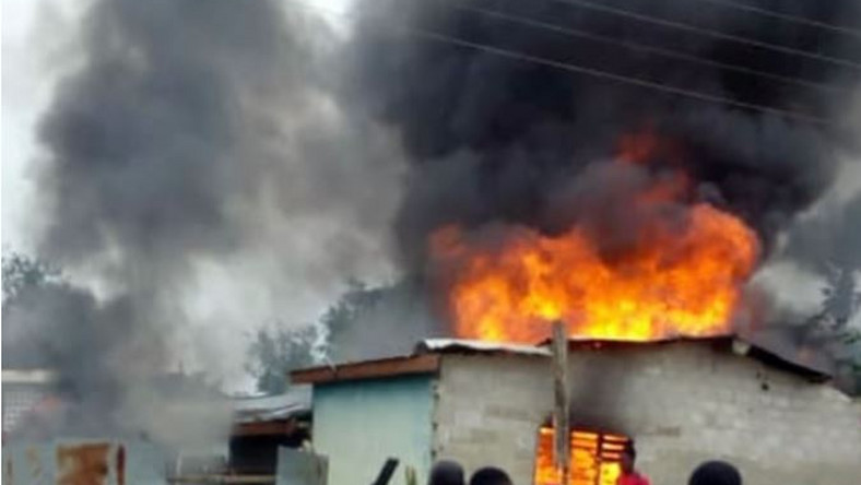 Image result for Kenya house burnt to ashes