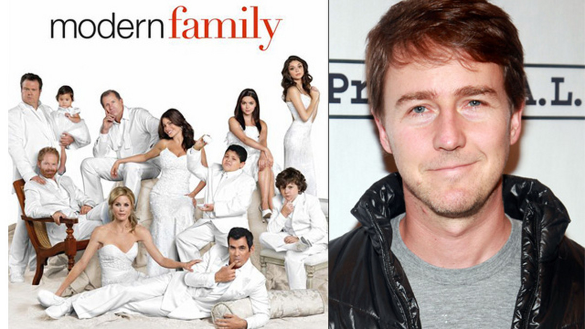 Edward Norton w Modern Family