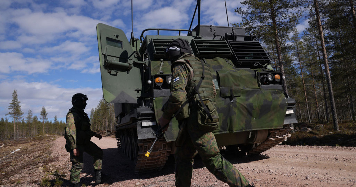 Finland in NATO.  This is the first unusual command of the army