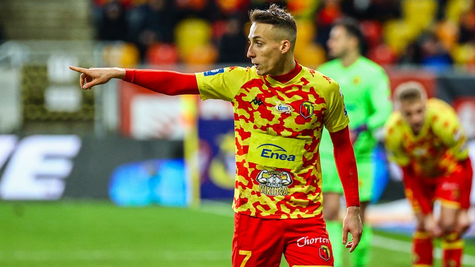 Dominik Marczuk w kadrze. 