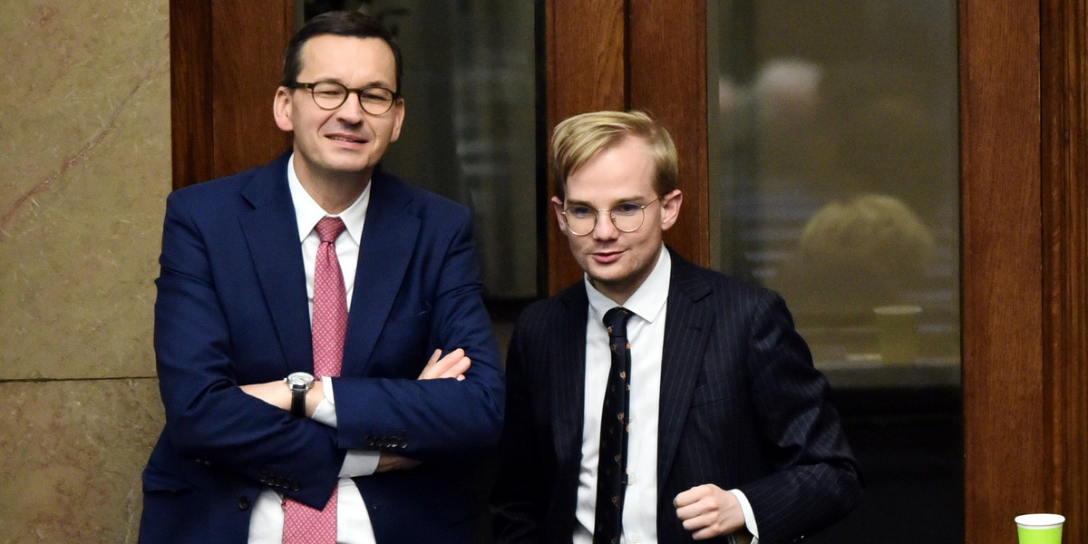 Piotr Patkowski i Mateusz Morawiecki.