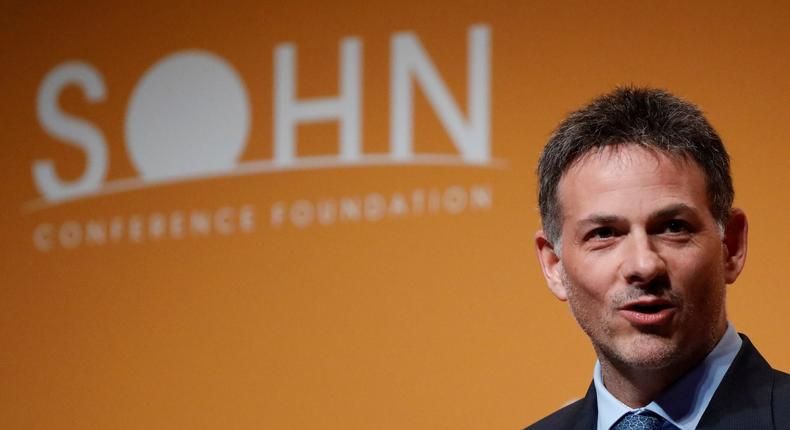 Greenlight Capital founder David Einhorn at the Sohn Investment Conference in New York City, May 8th, 2017