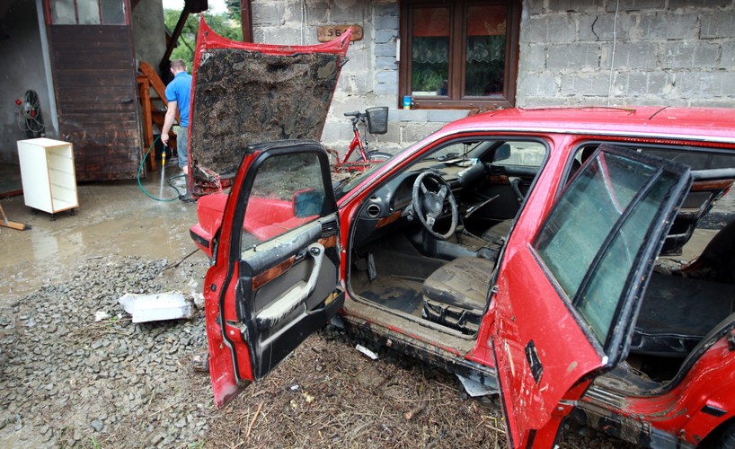 Zniszczenia w Małopolsce