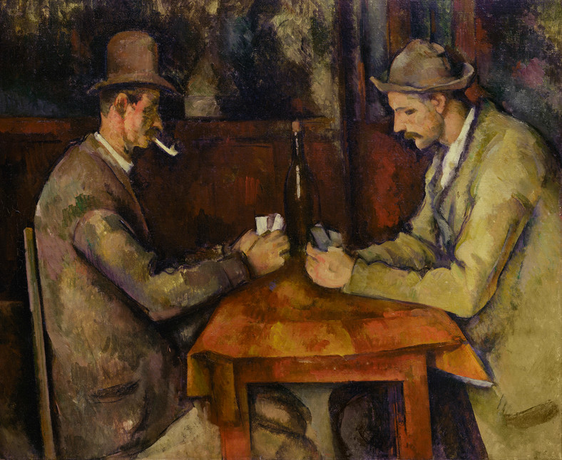 Paul Cézanne, "Garcze w karty"