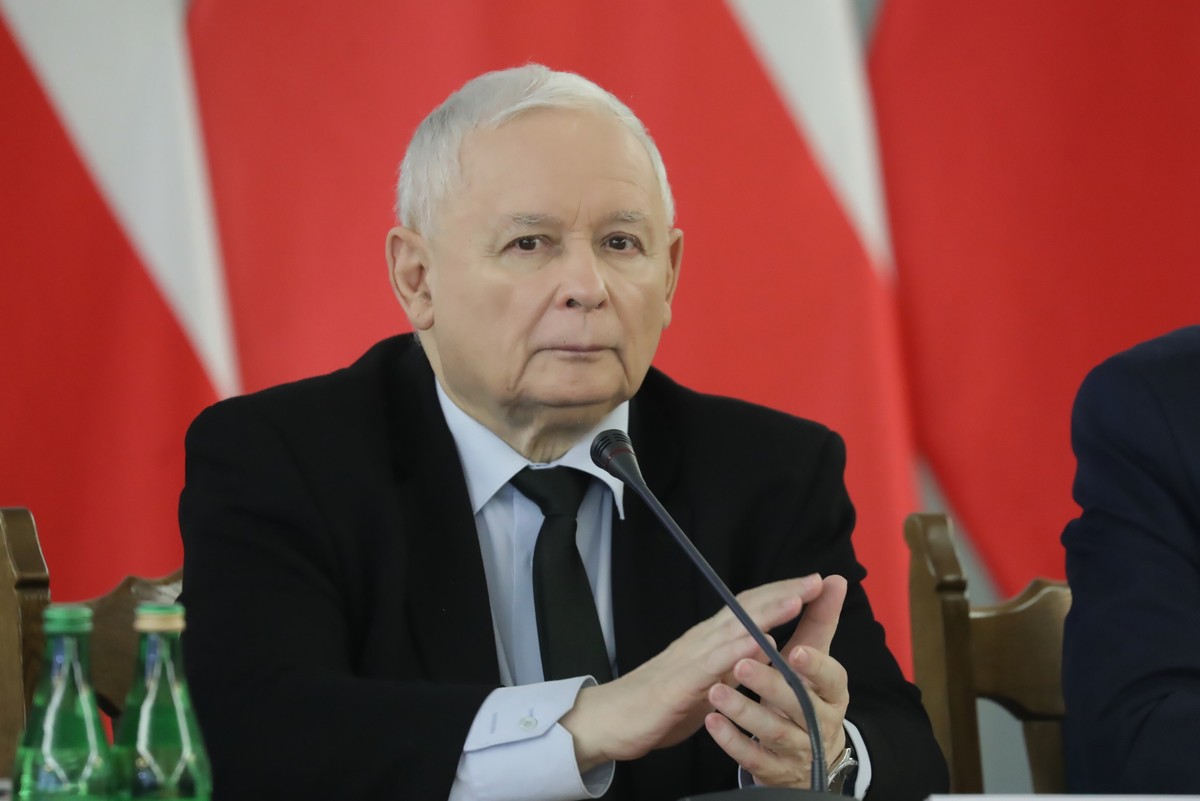 Prezes PiS Jarosław Kaczyński