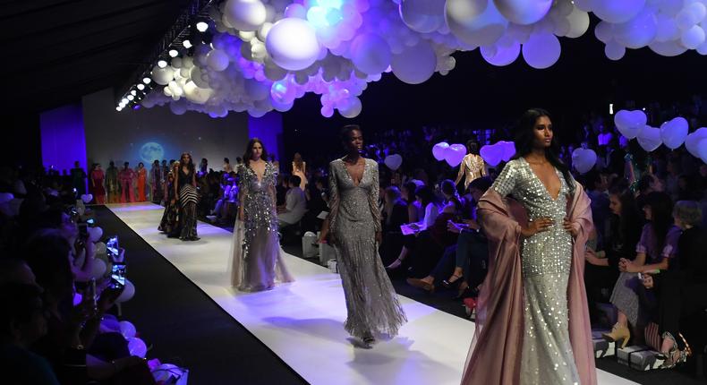 Gavin Rajah presents during the Mercedes-Benz Fashion Week Cape Town A/W Show on March 23rd 2017