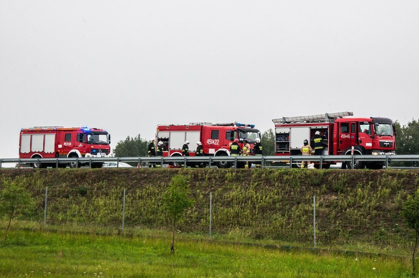 Autostrada A2 zablokowana. Groźny wypadek niedaleko Łowicza