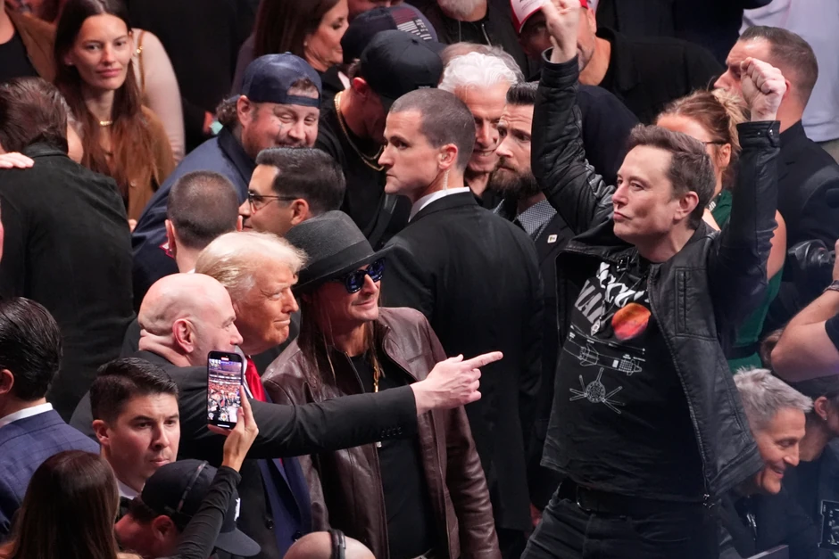 Donald Tramp na takmičenju UFC u Njujorku 16. novembra