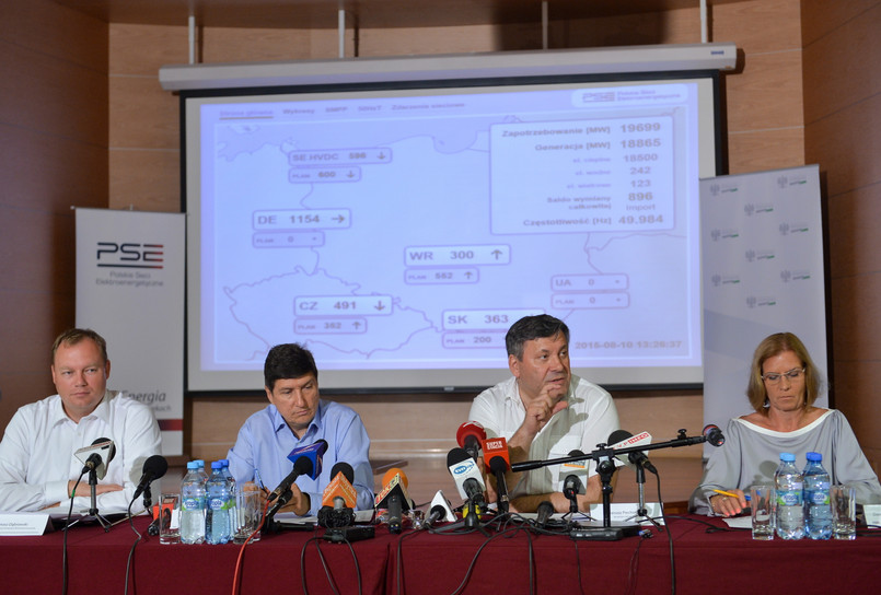 Konferencja prasowa w siedzibie PSE w Konstancinie-Jeziornie