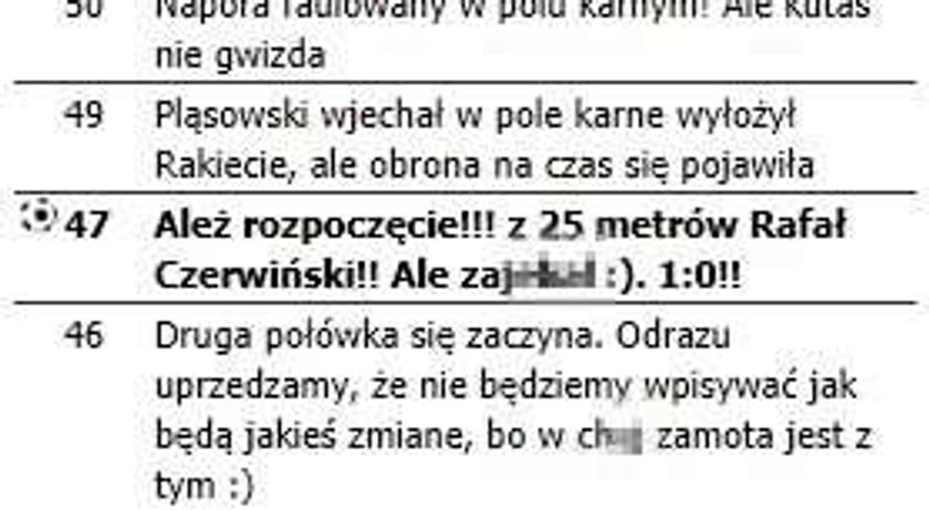 "O kur... czarny murzyn na boisku" Skandaliczna relacja z meczu!