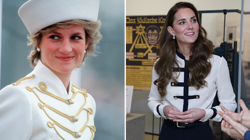 Diana w 1987 r. i Kate w 2021 r.