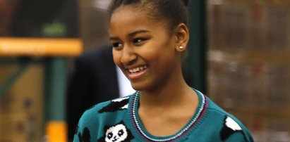 Sasha Obama w uroczym sweterku