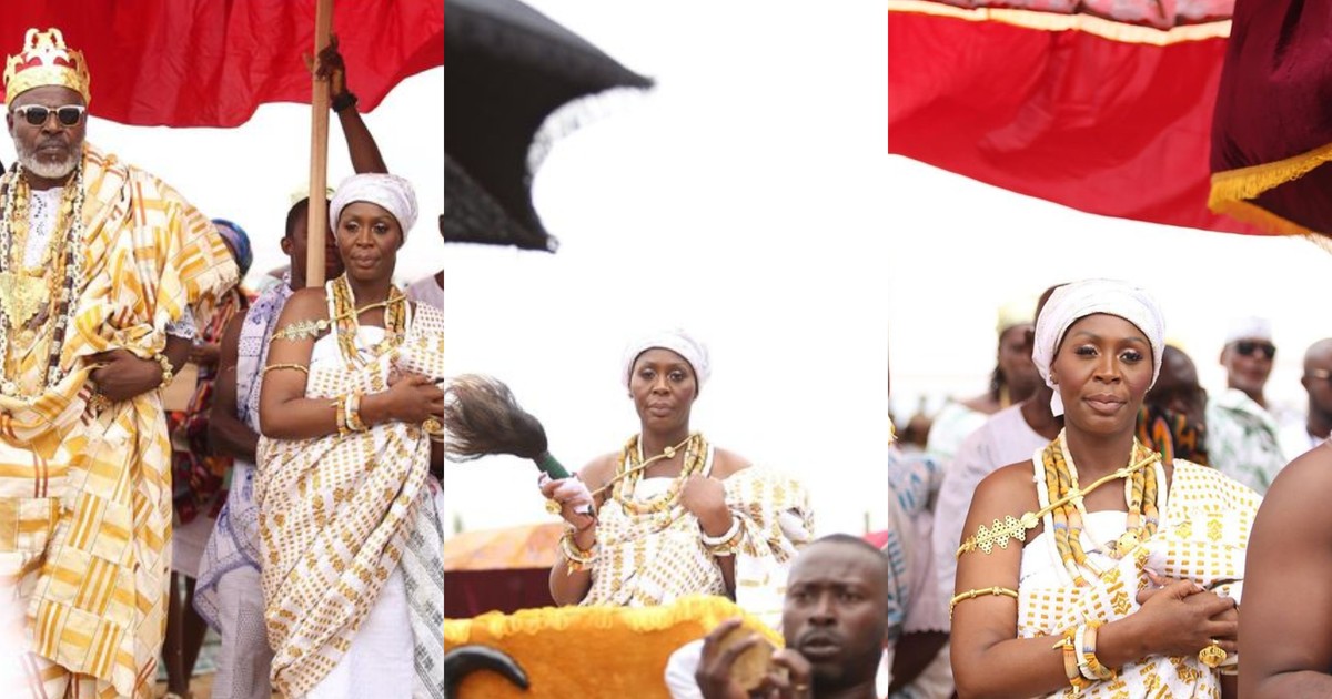 Confidence Haugen crown as queen mother of Anlo State [Photos/Videos