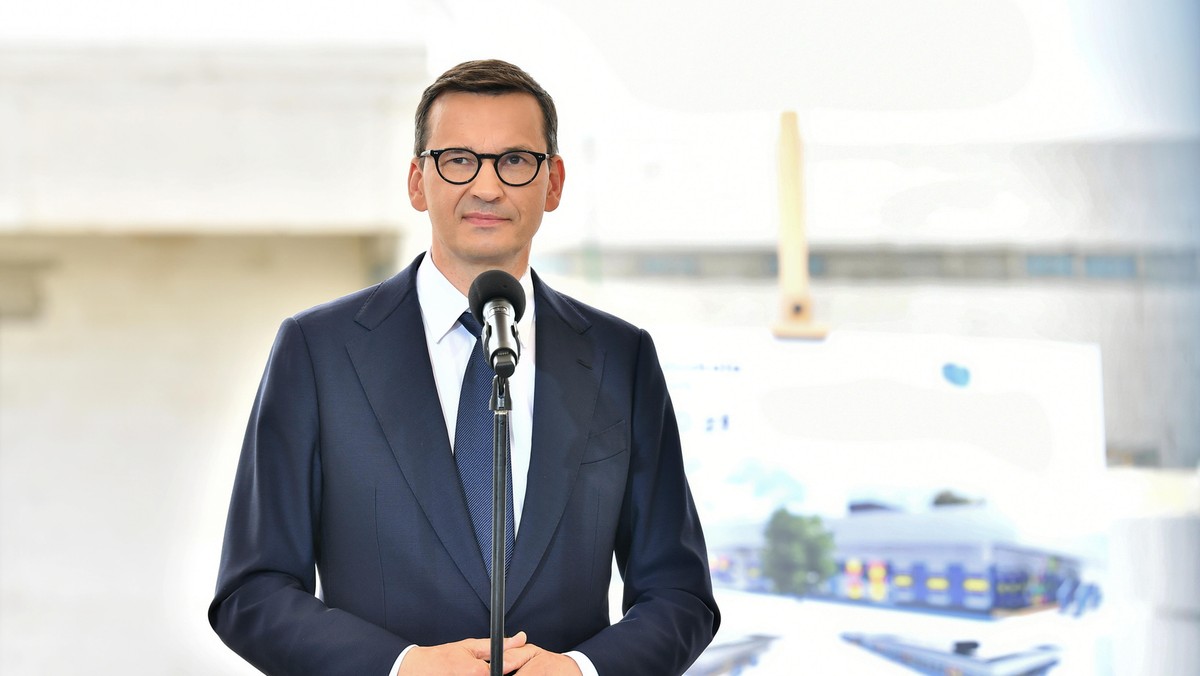  Premier Mateusz Morawiecki na konferencji prasowej w Łagiewnikach