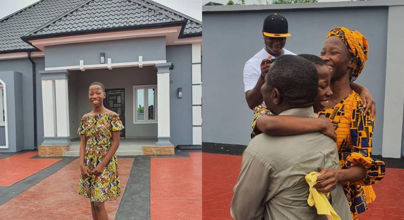 Photos: Kid comedian Emmanuella builds plush house for her mother