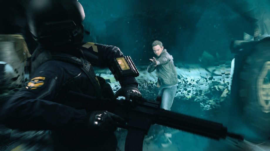 "Quantum Break" running on Windows 10.