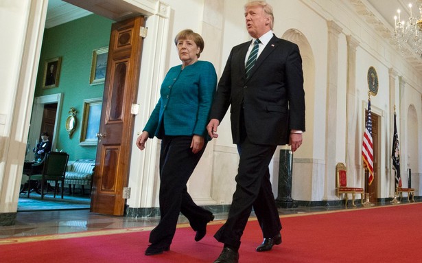 Trump o spotkaniu z Merkel: Wspaniałe, ale...