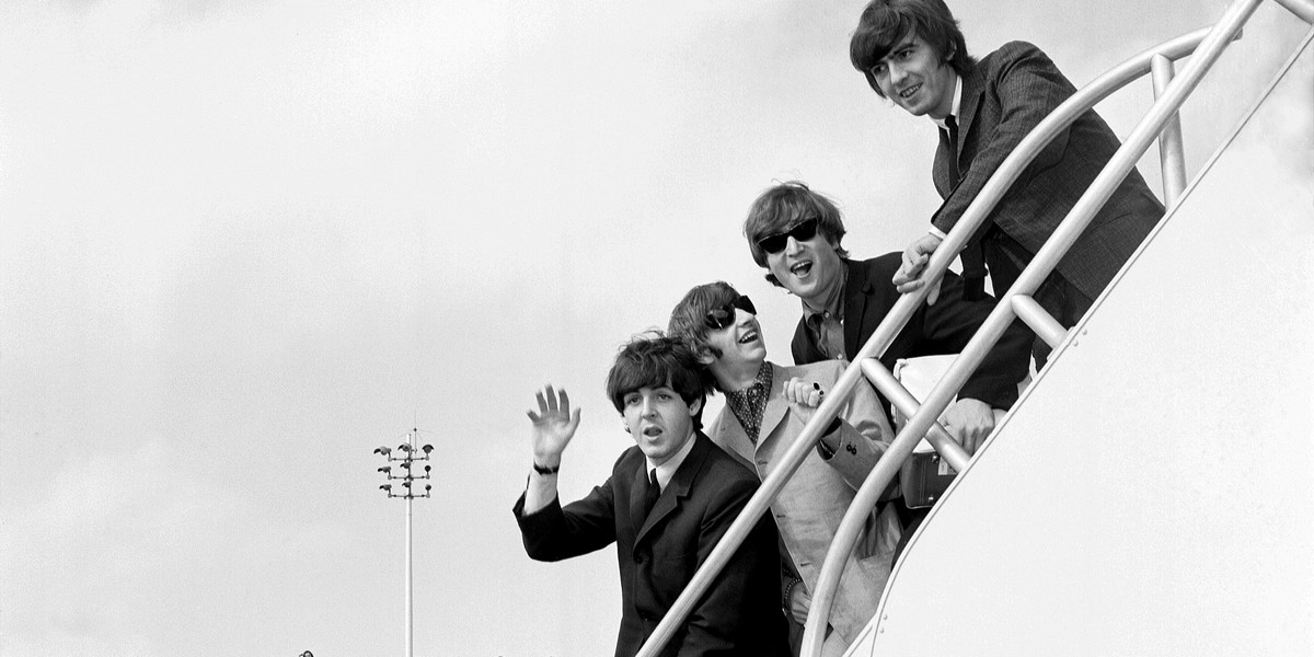 The Beatles. Od lewej: Paul McCartney, Ringo Starr, John Lennon, George Harrison