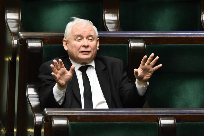 Jarosław Kaczyński w Sejmie