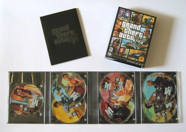 Pecetowa edycja GTA5 to aż siedem płyt DVD