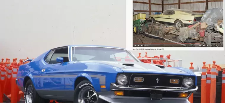 Ford Mustang Boss 351 – 46 lat przestał w stodole, a teraz ma szansę wrócić do formy