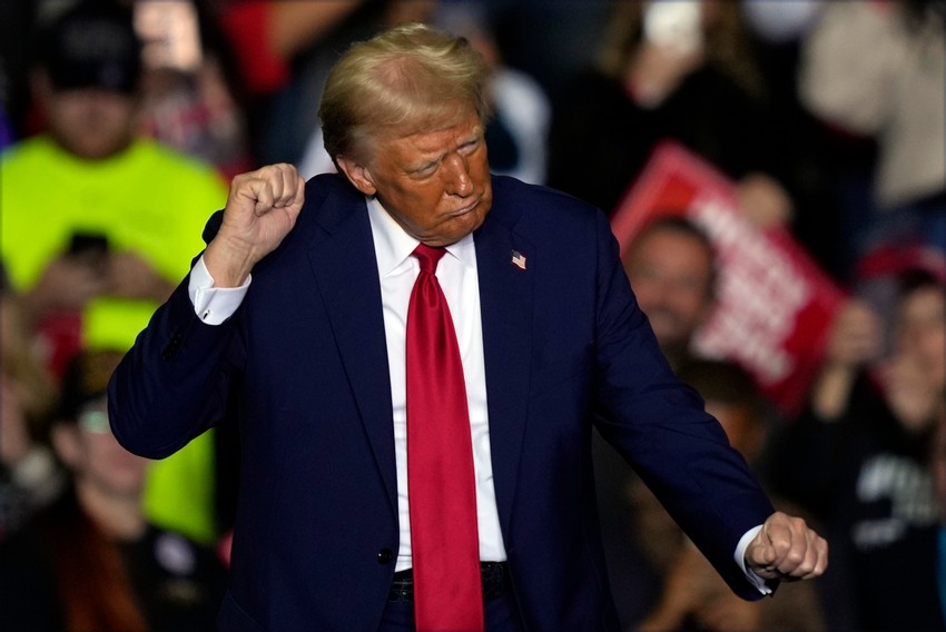 Donald Tramp na skupu u Alentaunu u Pensilvaniji 29. oktobra