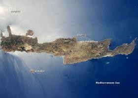 Heraklion na Krecie. Fot. dzięki uprzejmości NASA / JPL-Caltech