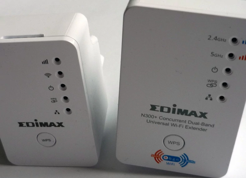 Extendery WiFi firmy Edimax, fot. własne