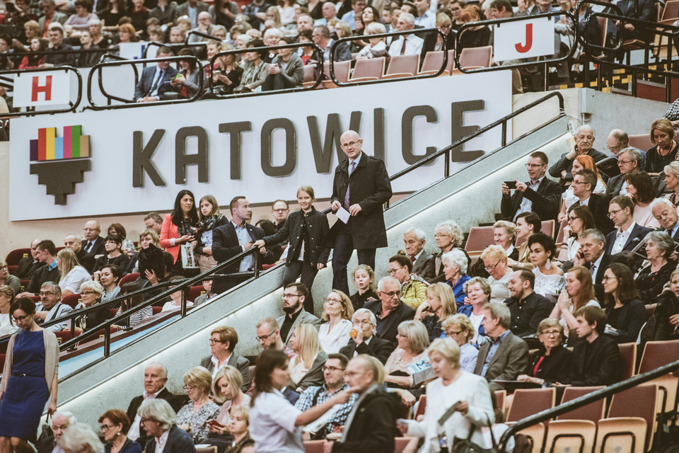 Publicznośc na koncercie "Kilar w rocznicę urodzin. Katowice 2017"