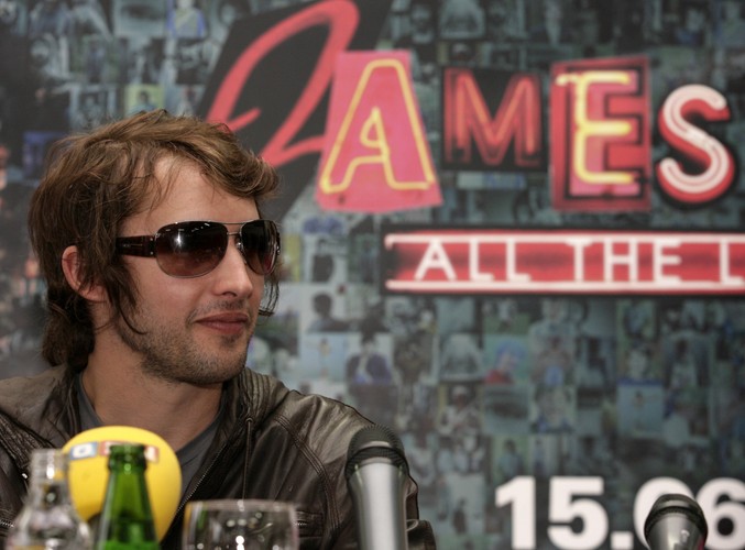 James Blunt w Sarajewie w 2008 roku